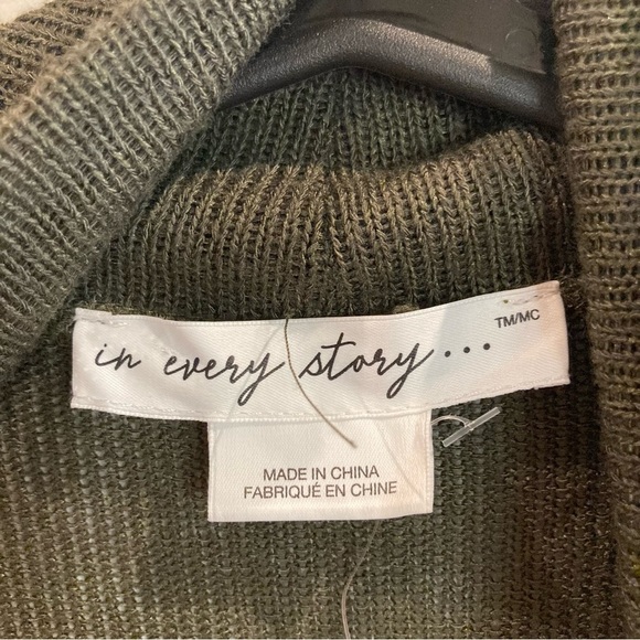 IN EVERY STORY Sz 2X Slinky Open  Front Ribbed Front Long Line Cardigan NEW - Picture 2 of 8